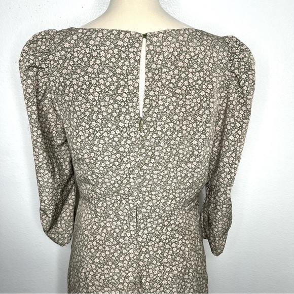 ASTR The Label Olive Floral Midi Dress - Picture 9 of 12